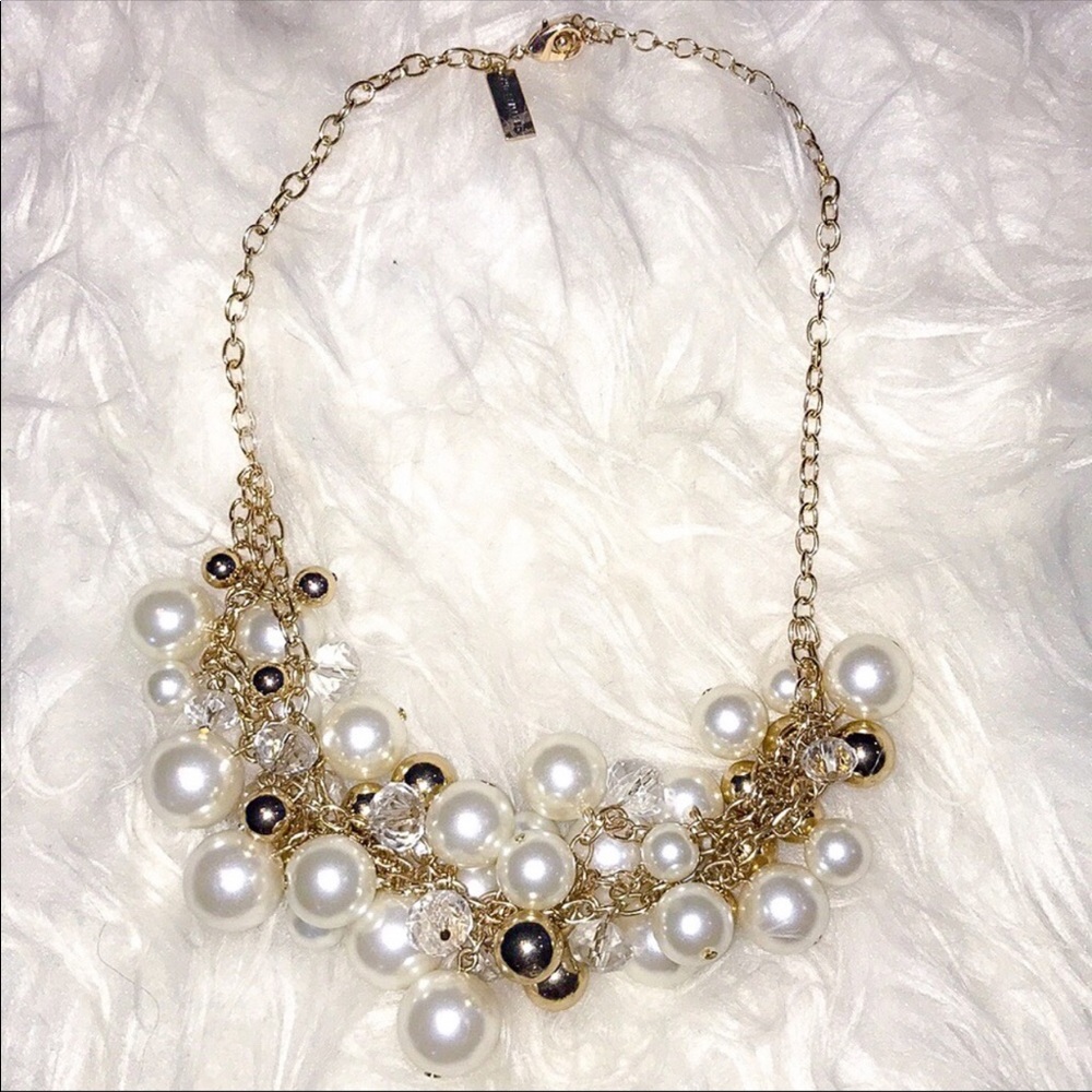 The Limited gold pearl necklace - Picture 2 of 4